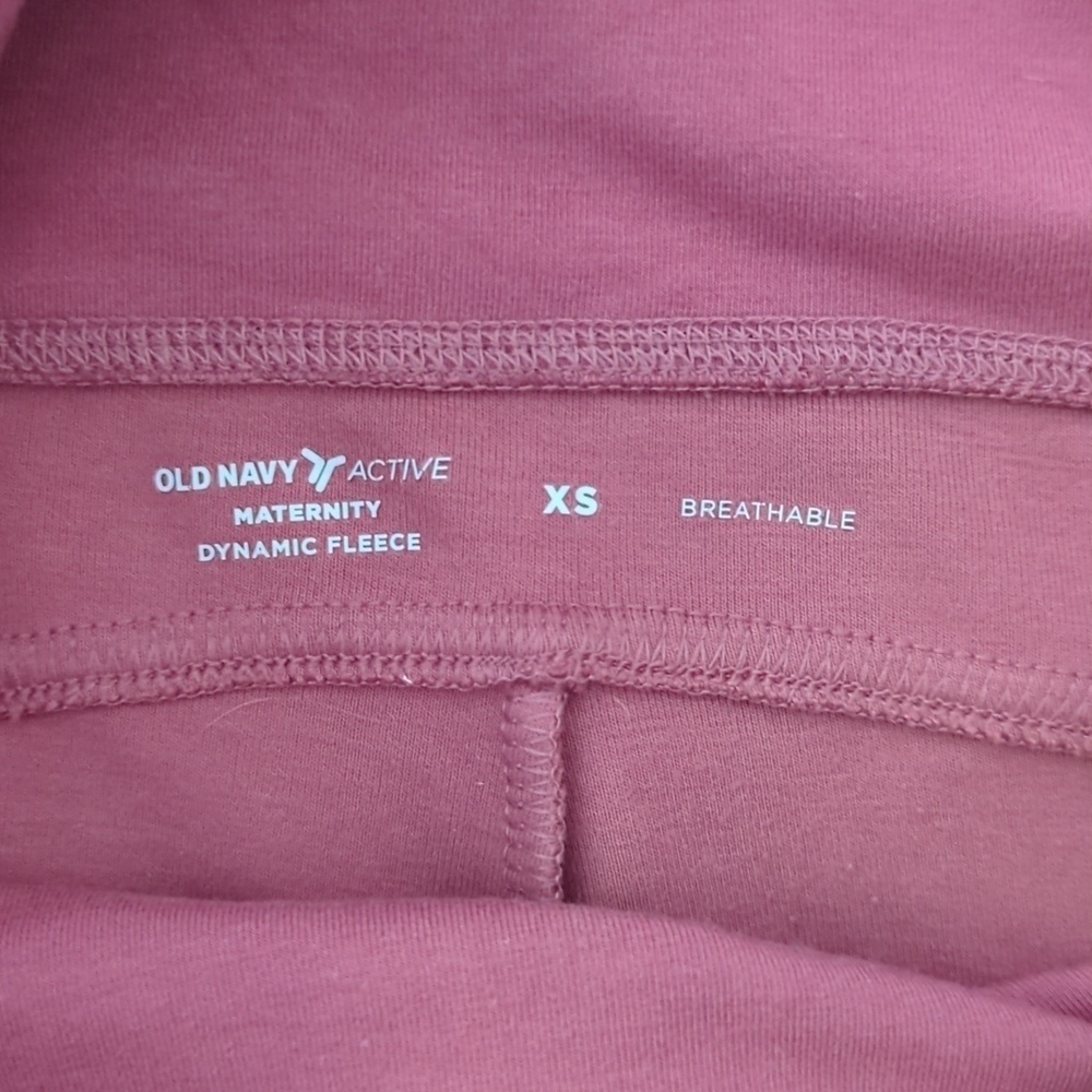 Old Navy XS Maternity Dynamic Fleece Rollover-Waist Joggers - Picture 6 of 6